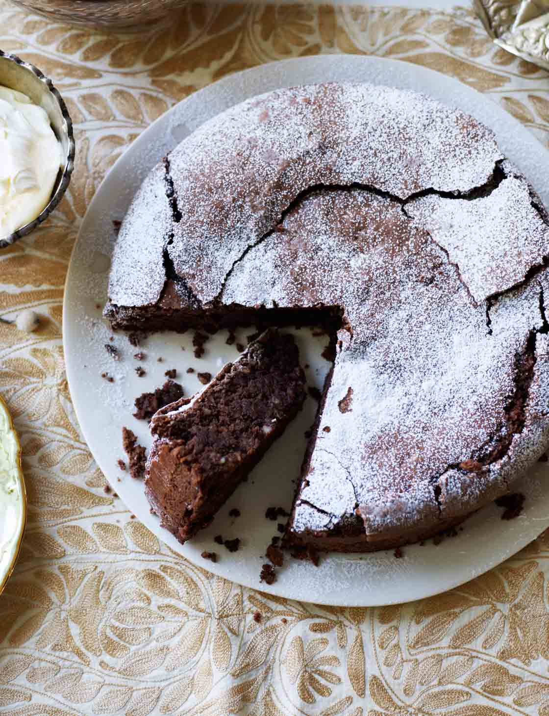 Chocolate and almond torte Sainsburys Magazine